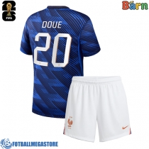 Fotballdrakt Barn Frankrike Desire Doue #20 Hjemmedraktsett VM 2026 Kortermet (+ Korte bukser)
